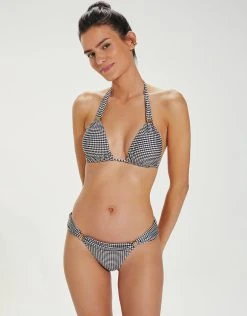 ViX Lupita Bia Tube Bikini Top - Black Check -Pitusa Shop 018 724 035 FRONT 1da9a34b 2664 4419 8416 45c95efd6aea