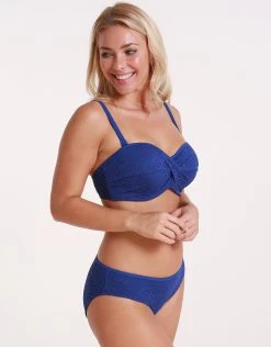 Panache Anya Crochet Twist Bandeau Bikini Top - French Blue 8 Panache Anya Crochet Twist Bandeau Bikini Top - French Blue -Pitusa Shop 0199436 2