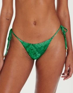 ViX Tamale Jaque Tie Side Bikini Pant - Green
