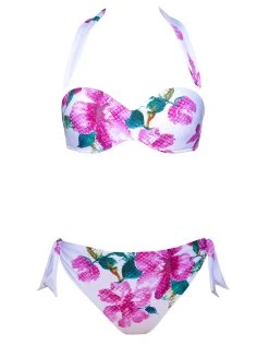 ROIDAL Valeria Moulded Bandeau Bikini Set - Floral
