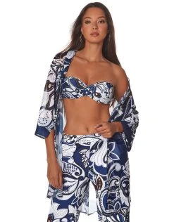 ROIDAL Cachemire Moulded Bandeau Bikini Set - Blue Floral 7 ROIDAL Cachemire Moulded Bandeau Bikini Set - Blue Floral -Pitusa Shop 118 1 06 ARLET 680 06 BLEMI 682 06 CORIN