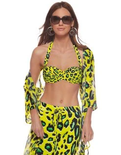 ROIDAL Syrah Bandeau Bikini Set - Yellow