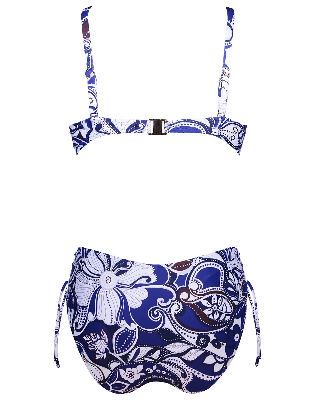 ROIDAL Cachemire Underwired Bikini Set - Blue Floral 3 ROIDAL Cachemire Underwired Bikini Set - Blue Floral - Image 3