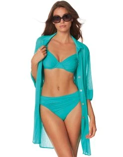 ROIDAL Ceylan Underwired Bikini Set - Aqua