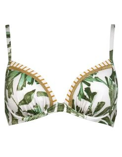 Watercult Summer Duo Underwired Bikini Top - Leafy Breeze