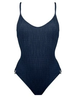 Watercult Solid Crush Swimsuit - Night Blue