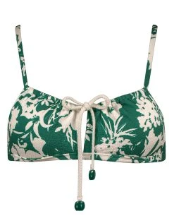 Watercult Inside Nostalgia Bralette Bikini Top - Ivy Cream