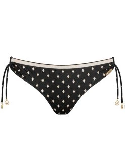 Watercult Soul Spots Loop Tie Side Bikini Pant - Black