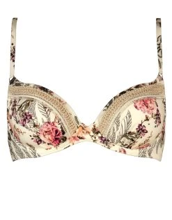 Watercult Secret Garden Underwired Bikini Top - Sunfaded Florals