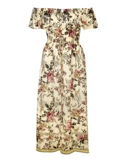 Watercult Secret Garden Off The Shoulder Dress