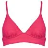Watercult Sustainable Solids Longline Bralette Bikini Top - Spicy Raspberry