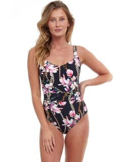 Gottex Amalfi Coast Shaped Square Neck Swimsuit - Multi