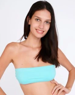 Banana Moon Colorsun Nilo Bandeau Bikini Top - Aqua