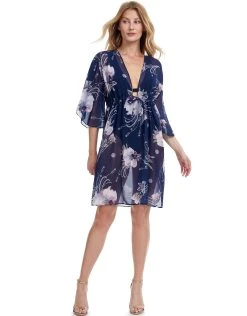 Gottex Dolce Vita Beach Dress - Navy
