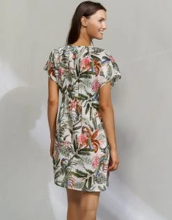 Watercult Exotic Dive Kaftan Dress - Retro Tropics -Pitusa Shop 251 W3700 819 3