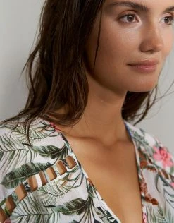 Watercult Exotic Dive Kaftan Dress - Retro Tropics -Pitusa Shop 251 W3700 819 6