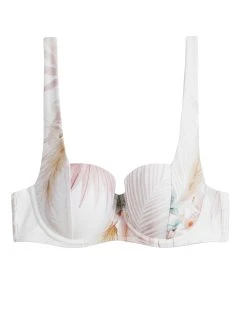 Ted Baker Demmyy Cupped Panel Bikini Top - White
