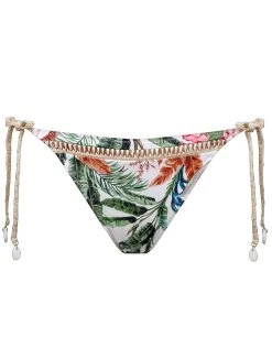 Watercult Exotic Dive Tie Side Bikini Pant - Retro Tropics
