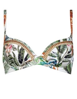 Watercult Exotic Dive Underwired Bikini Top - Retro Tropics