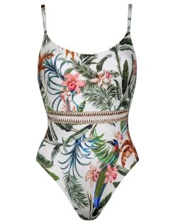 Watercult Exotic Dive Swimsuit - Retro Tropics
