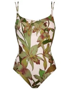MARYAN MEHLHORN Journey Underwired Swimsuit - Cream Reed