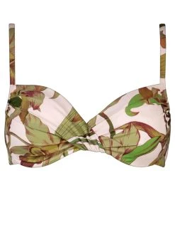 MARYAN MEHLHORN Journey Underwired Bikini Top - Cream Reed