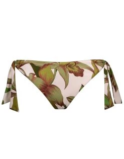 MARYAN MEHLHORN Journey Tie Side Bikini Pant - Cream Reed