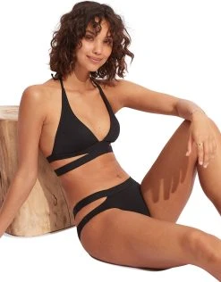 Seafolly Collective Halter Bikini Top - Black 8 Seafolly Collective Halter Bikini Top - Black -Pitusa Shop 30645 942 Black 40357 942 Black 8