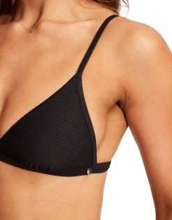 Seafolly Essentials Fixed Tri Bikini Top - Black 10 Seafolly Essentials Fixed Tri Bikini Top - Black -Pitusa Shop 30969 640 Black 40473 640 Black 6