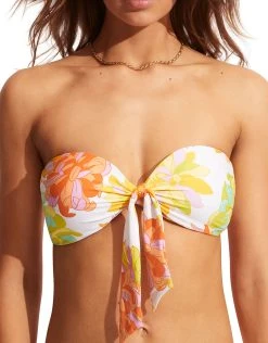 Seafolly Palm Springs Twist Tie Front Bandeau Bikini Top - Limelight 11 Seafolly Palm Springs Twist Tie Front Bandeau Bikini Top - Limelight -Pitusa Shop 31187 703 Limelight 40683 703 Limelight 2854