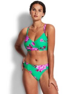 Seafolly Full Bloom Ruched Side Retro Bikini Pant - Jade -Pitusa Shop 31259DD 932 Jade 40145 932 Jade 1 16182512 53f5 4160 8880 543d6620d75d