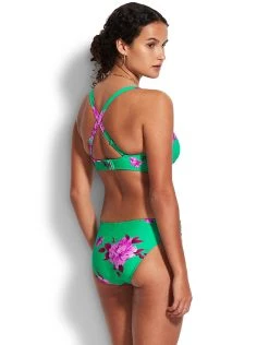 Seafolly Full Bloom Ruched Side Retro Bikini Pant - Jade -Pitusa Shop 31259DD 932 Jade 40145 932 Jade 3 383d1083 ec6c 459e 9e6e 230d8ba11f4b
