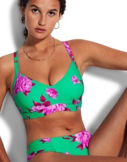 Seafolly Full Bloom Ruched Side Retro Bikini Pant - Jade -Pitusa Shop 31259DD 932 Jade 40145 932 Jade 5 6a443935 4561 41f6 9083 0aef1a052ef3