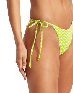 Seafolly Sienna Tie Side Rio Bikini Pant - Celery -Pitusa Shop 31298 976 Celery 40651 976 Celery 6