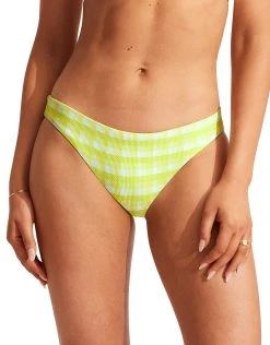 Seafolly Portofino Hipster Bikini Pant - Wild Lime