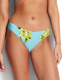 Seafolly Full Bloom Hipster Bikini Pant - Sky