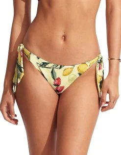Seafolly Lemoncello Tie Side Bikini Pant - Lemoncello