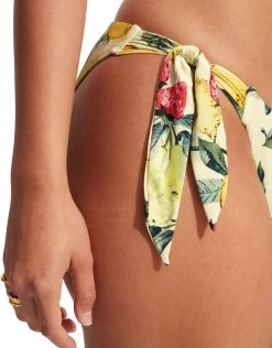 Seafolly Lemoncello Tie Side Bikini Pant - Lemoncello -Pitusa Shop 31376 945 Lemoncello 40683 945 Lemoncello 5