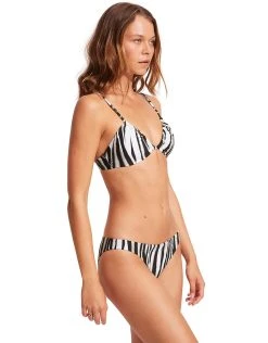 Seafolly Zahara Drawstring Bralette Bikini Top - Black And White -Pitusa Shop 31393 953 Black 40473 953 Black 4 9ec73556 9c0c 4345 92ac 2d92a3c90bb8