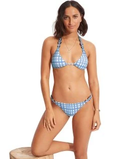 Seafolly Amalfi Check Trim Hipster Bikini Pant - Amalfi Blue 11 Seafolly Amalfi Check Trim Hipster Bikini Pant - Amalfi Blue -Pitusa Shop 31397 951 Blue 40689 951 Blue 8