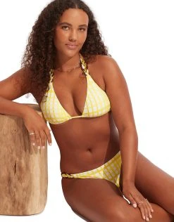 Seafolly Amalfi Check Trim Hipster Bikini Pant - Lime Light 10 Seafolly Amalfi Check Trim Hipster Bikini Pant - Lime Light -Pitusa Shop 31397 951 LimeLight 40689 951 LimeLight 17