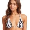 Seafolly Tropfest Reversible Longline Slide Tri Bikini Top