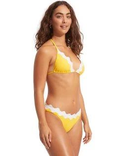 Seafolly Gia Ric Rac Slide Tri Bikini Top - Citron 7 Seafolly Gia Ric Rac Slide Tri Bikini Top - Citron -Pitusa Shop 31437 717 Citron 40711 717 Citron 2