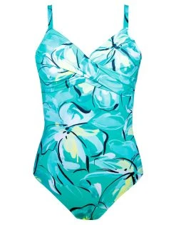 ROIDAL Bali Underwire Crossover Swimsuit - Green