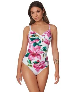 ROIDAL Valeria Underwired Crossover Swimsuit - Floral