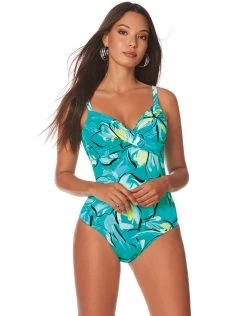ROIDAL Bali Underwire Crossover Swimsuit - Green -Pitusa Shop 316 03 LAURA