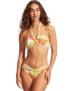 Seafolly Palm Springs Halter Bandeau Bikini Top - Limelight 8 Seafolly Palm Springs Halter Bandeau Bikini Top - Limelight -Pitusa Shop 33816 703 Limelight 44320 703 Limelight 2285