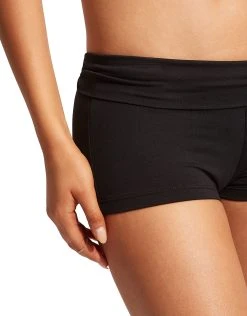 Seafolly Collective Roll Top Boyleg Bikini Pant - Black -Pitusa Shop 33816 942 Black 44399 942 Black 0066