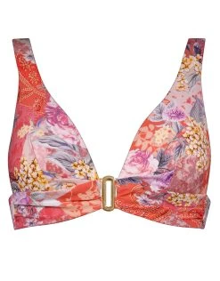 MARYAN MEHLHORN Euphoria Bikini Top - Rose Infusion