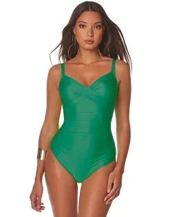 ROIDAL Ceylan Underwire Crossover Swimsuit - Green